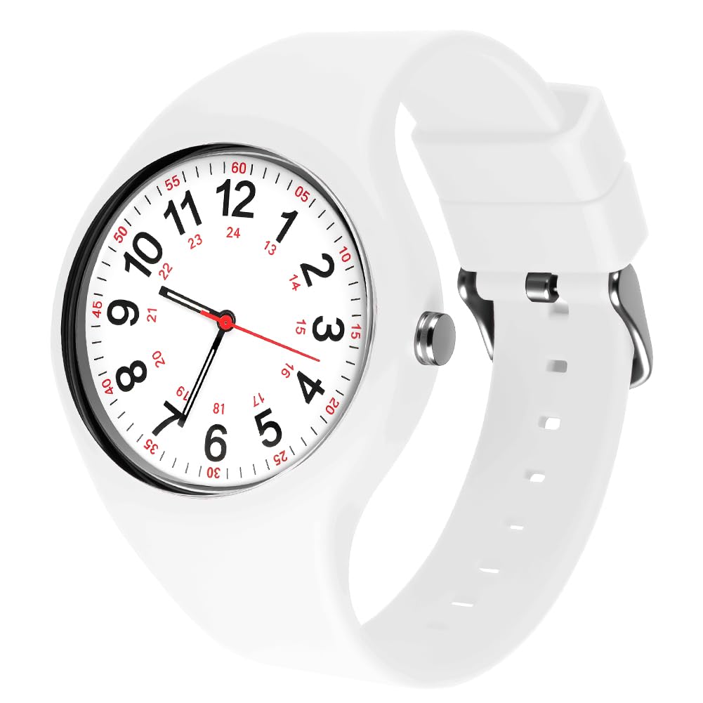 APXEL Women's Quartz Watch, Silicone Strap Ladies Watches, Analog Quartz Watches with 12/24h Scale, Premium Fashion Sport Wrist Watch for Women Ladies Girls